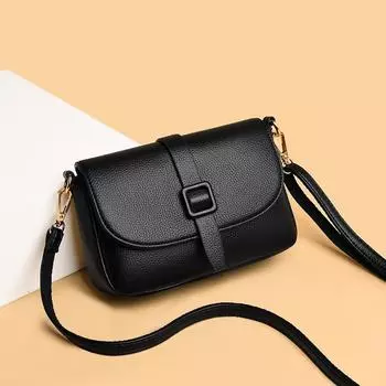 Женская сумка Сумка через плечо Сумка через плечо Женская модная женская сумка Маленькая квадратная сумка чёрный