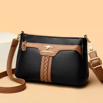 Женская сумка Сумка через плечо Женская сумка для мамы Маленькая квадратная сумка Сумка через плечо Женская синий