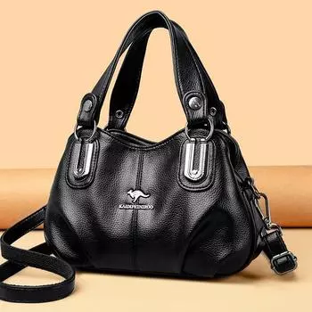 Женская сумка сумка для мамы портативная плечевая косая пролетная простая и модная сумка большой вместимости серый