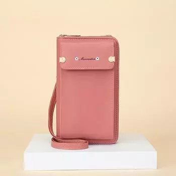 Женская сумка, сумка для мобильного телефона. Простой и повседневный многофункциональный кошелек через плечо на одно плечо.