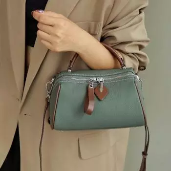 Женская сумка TOGO из воловьей кожи с верхним слоем, женская сумка на одно плечо, модная, большая вместимость, практичная, высококачественная сумка, новая модель