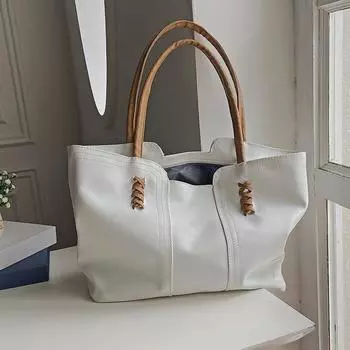 Женская сумка-тоут большой емкости, модная однотонная кожаная сумка из искусственной кожи, повседневная сумка на молнии на плечо чёрный