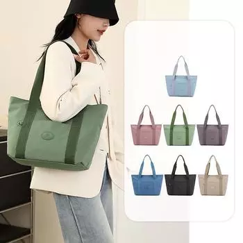 Женская сумка-тоут большой вместимости, однотонная сумка через плечо, сумка для матери чёрный