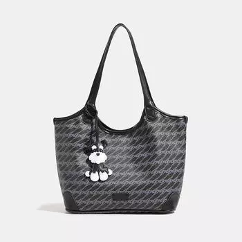 Женская сумка-тоут большой вместимости с подвеской - высококачественная повседневная сумка через плечо и для поездок на работу 31cm*12.5cm*23cm