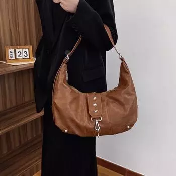 Женская сумка-тоут большой вместимости, сумка через плечо серый