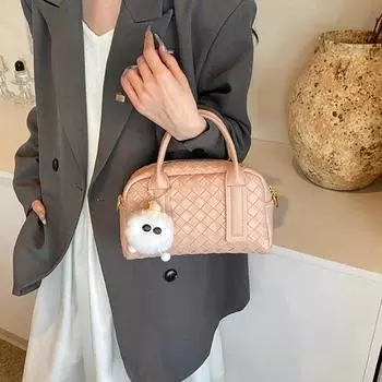 Женская сумка-тоут через плечо Женская сумка через плечо Сумка для путешественников и дамская сумочка Дизайнерская сумка one size чёрный