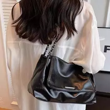 Женская сумка-тоут French Niche большой вместимости через плечо - осень/зима 2025 г. белый