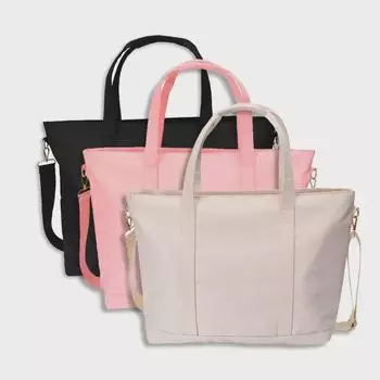 Женская сумка-тоут из нейлона большой вместимости - водонепроницаемая, простой дизайн в цветах Macaron 44*30*10 cm