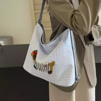 Женская сумка-тоут Leisure Commuter Tote Bag, большая вместимость, 2024, новый холщовый рюкзак, многофункциональный рюкзак премиум-класса для путешествий