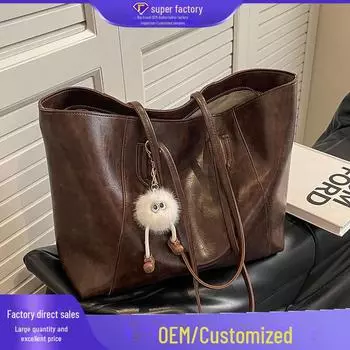 Женская сумка-тоут Maillard в стиле ретро большой вместимости — универсальная сумка через плечо на осень/зиму 2024 г.