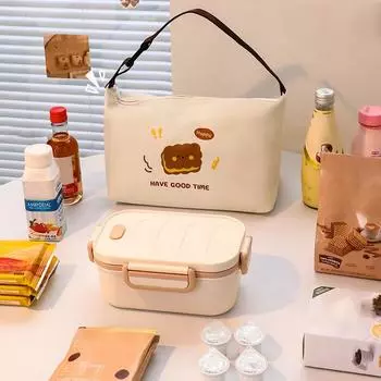 Женская сумка-тоут, маленькая холщовая сумка для еды, японская сумка для ланча с персиковым принтом, корейские мини-сумки, ланч-боксы, тканевые сумки для пикника и путешествий, сумки для хранения Ben To C