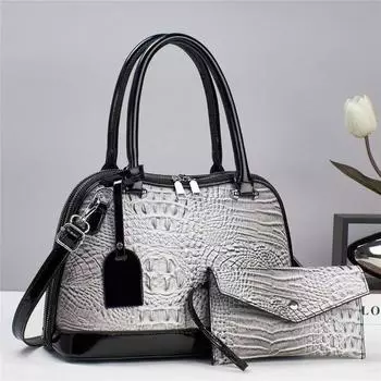 Женская сумка-тоут, модная, большая вместительная кожаная сумка через плечо, женская сумка через плечо в стиле ретро, повседневная, портативная, женская, дизайнерская сумка