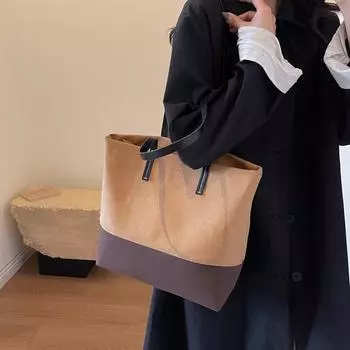 Женская сумка-тоут с градиентной плиссировкой, сумка на плечо, большая вместительная женская сумка под мышками хаки