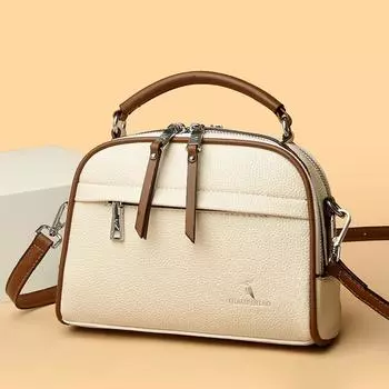 Женская сумка уличная мода тренд простая женская сумка через плечо сумка через плечо серый