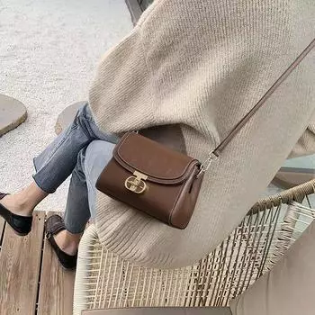 Женская сумка Универсальная сумка Сумка через плечо Высококачественная изысканная кожаная сумка через подмышку