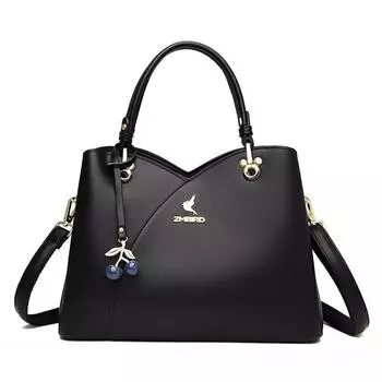 Женская сумка Весенняя новая сумка для мам в корейском стиле Атмосферная сумка через плечо на одно плечо Простая модная ручная женская сумка среднего возраста