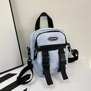 Женская сумка в иностранном стиле, весенняя универсальная сумка через плечо, повседневная сумка, маленькая квадратная сумка для женщин синий