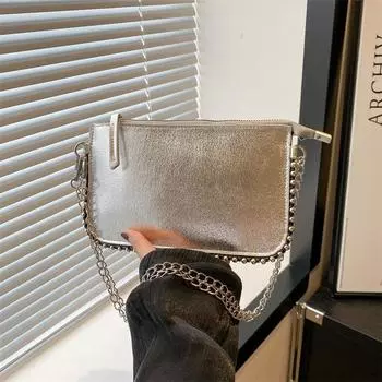 Женская сумка в стиле ретро 2024 года, летняя новая модная простая сумка через плечо, корейская версия, повседневная простая сумка-мессенджер разноцветный