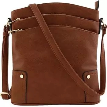 Женская сумка в стиле ретро Европейская и американская трендовая сумка через плечо Повседневная и простая сумка через плечо one size красный