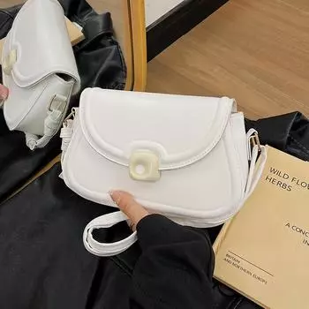 Женская сумка во французском стиле, розовая сумка подмышкой, новинка 2025 года, маленькая женская сумка через плечо