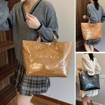 Женская сумка водонепроницаемая винтажная сумка с буквенным принтом 14,5 л большой емкости хаки