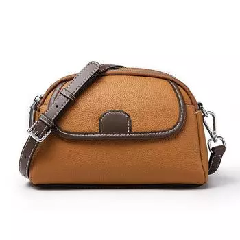 Женская сумка Zency из натуральной кожи, маленькая большая сумка, женский стильный кошелек чёрный