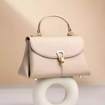 Женская сумка Женская кожаная сумка Премиум Straddle сумка через плечо Модная сумка кофейный