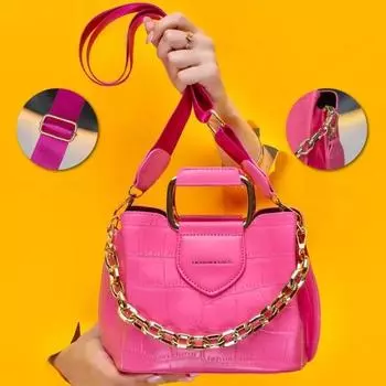 Женская сумка, женская сумка через плечо с простой и модной цепочкой, модная и универсальная для ежедневных путешествий на отдых. чёрный