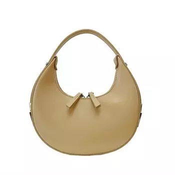 Женская сумка знаменитость Интернета высокая чувственность полумесяц сумка мода полумесяц подмышечная сумка 2024 новый повседневный сумка через плечо розовый