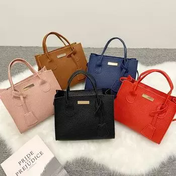 Женская сумочка, сумка для мобильного телефона, косметичка, маленькая сумка для покупок с узором личи. красный