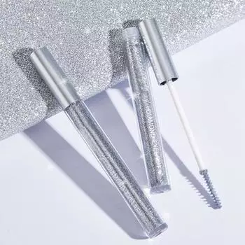 Женская сверкающая вспышка с блестками, водонепроницаемая керлинговая густая тушь для глаз, косметическая косметика для глаз