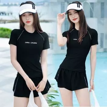 Женская свободная быстросохнущая спортивная одежда S чёрный