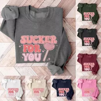 Женская свободная толстовка с капюшоном и принтом, повседневная модная спортивная толстовка XXL розовый