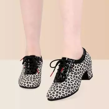 Женская танцевальная обувь, кроссовки для женщин, тренировочная обувь, современная танцевальная обувь 3.5CM-34 чёрный