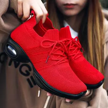 Женская танцевальная обувь на толстой полиуретановой подошве, легкая квадратная танцевальная обувь для пожилых мам, дышащая прогулочная обувь 35