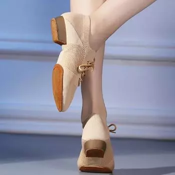 Женская танцевальная тренировочная обувь, профессиональная обувь для учителей, обувь для латинских танцев, домашняя и уличная квадратная обувь для джазовых бальных танцев 42 чёрный