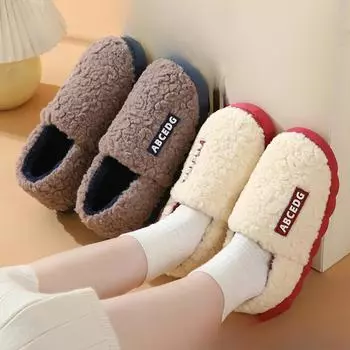 Женская теплая хлопковая обувь для отдыха на природе 36-37 розовый