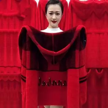 Женская теплая однотонная верхняя одежда большого размера, весна и осень, легкая, короткая, с подкладкой и утолщением, свободная, с капюшоном, на пуговицах, для холодной погоды 6XL