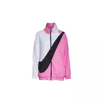 Женская тканая куртка-галочка с большим логотипом Nike Sportswear Розовый Белый BV3685-610 M