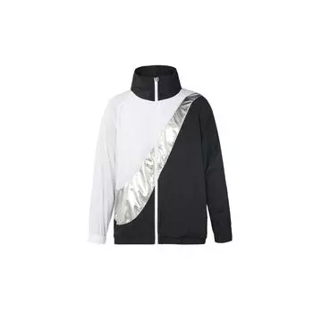 Женская тканая куртка Nike Swoosh с цветными блоками, черная многоцветная CQ8023-011 S