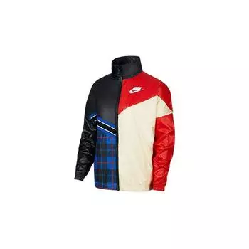 Женская тканая лоскутная куртка Nike NSW, разноцветная верхняя одежда BV4738-010 L