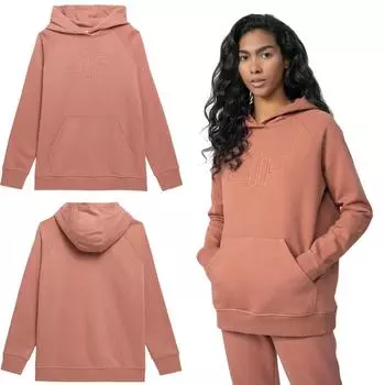 Женская толстовка 4F 4FSS23TSWSF535 Moose размер Xl XL оранжевый