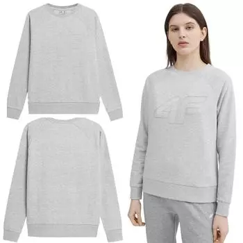 Женская толстовка 4F сине-серая 4FSS23TSWSF370 размер L