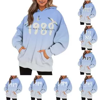 Женская толстовка большого размера, пуловер с капюшоном, длинными рукавами и карманами, зимняя осенняя одежда, однотонный пуловер, спортивная повседневная одежда для тренировок XXL чёрный