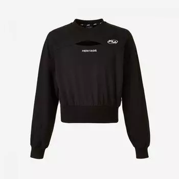 Женская толстовка Fila Heritage с вырезом FS2POF3154F-BLK 90