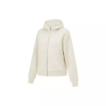 Женская толстовка-кардиган свободного кроя с капюшоном из модала с нулевым содержанием углерода Li Ning Fitness Series AWDU108-2 L