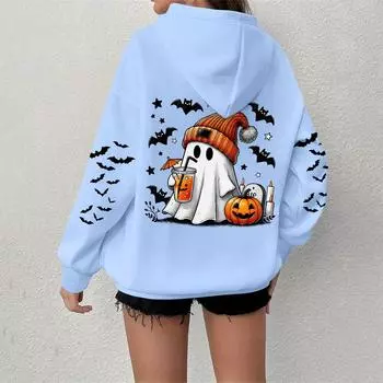 Женская толстовка, повседневная, с длинным рукавом, топ Atmosphere, свободная, популярная, с круглым вырезом, пуловер, толстовка, топ M