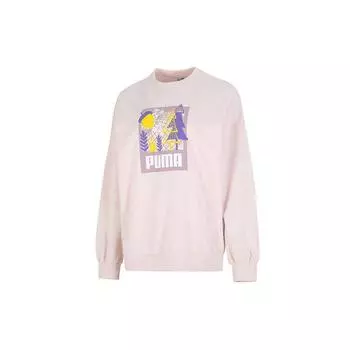 Женская толстовка Puma FF Bubble Sleeve Crew With Logo Pink 538779-48 L