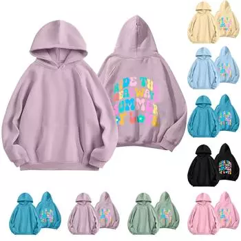 Женская толстовка с цветными блоками, повседневная удобная свободная легкая женская толстовка с длинным рукавом и круглым вырезом L