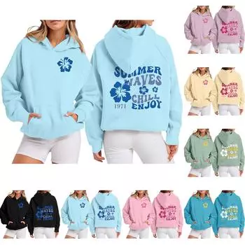 Женская толстовка с цветными блоками, повседневная удобная свободная легкая женская толстовка с длинным рукавом и круглым вырезом XXXL